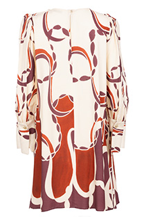 Kratka haljina dugih rukava u dezenu Tiffany Production